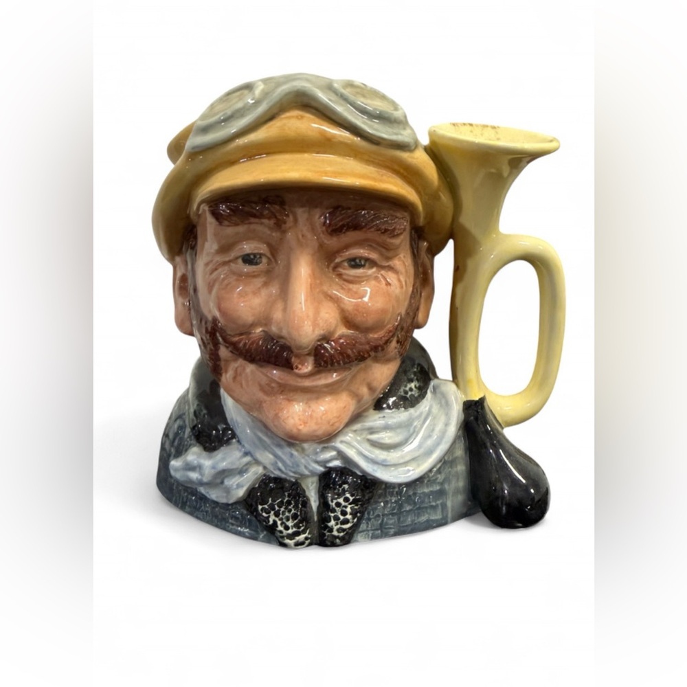 Royal Doulton Jug Veteran Motorist Large Toby Mug D6633 1972